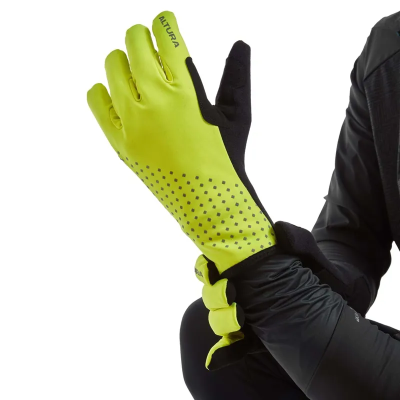 Altura Nightvision Insulated Waterproof Gloves Yellow-2